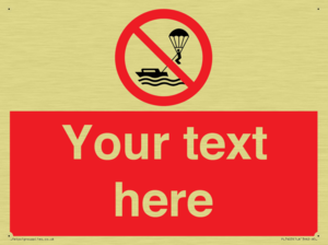 Custom No parasailing